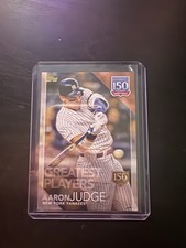 Aaron Judge 2019 Topps Greatest Players 150 Years Gold #’D /150 #150-3 Yankees