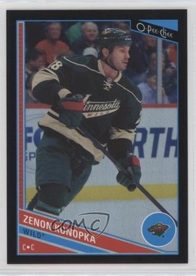 2013-14 O-Pee-Chee Black Rainbow Foil 44/100 Zenon Konopka #60 2o7