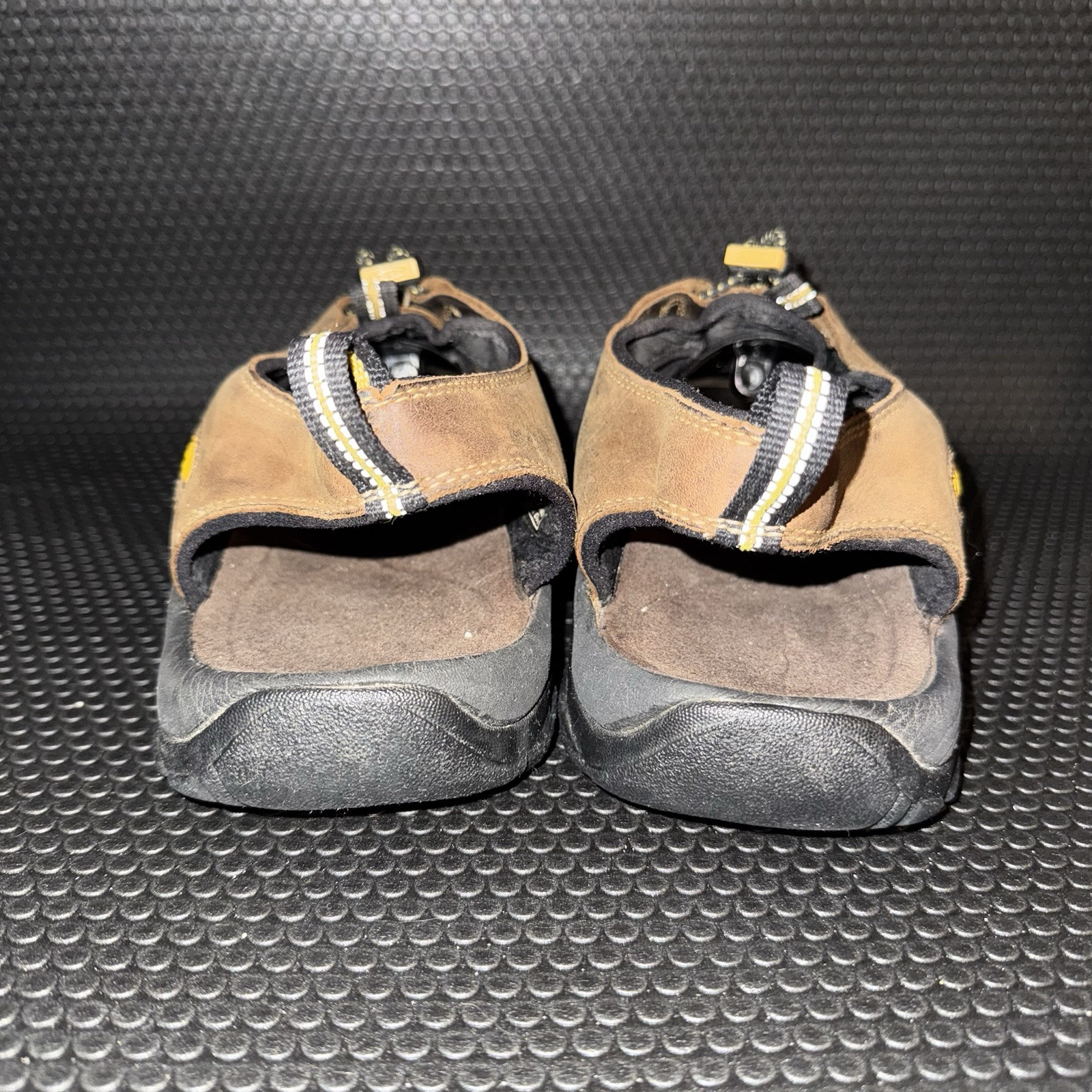 Sandali KEEN Newport in pelle marrone impermeabili per sport all'aperto da uomo taglia 13