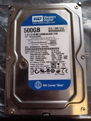 Western Digital WD5000AAKS 500GB HDD   3,5'' SATA II   WD Caviar SE16