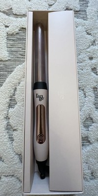 L'ange Le Curl 25mm Titanium Curling Wand Blush, LED, Dual Voltage, 360° Swivel