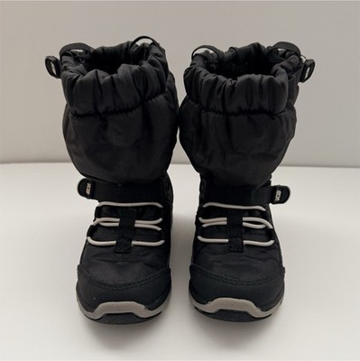 Stride Rite Toddler Boys Snow Boots Size 8 Black Waterproof Winter Boots