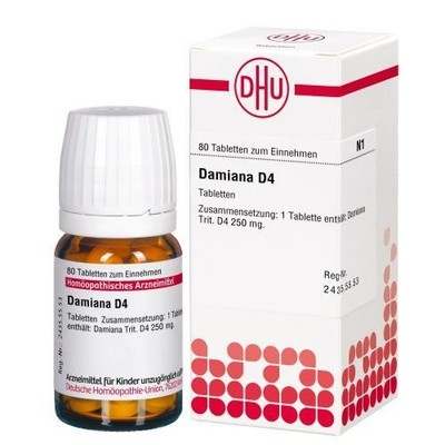 DAMIANA D 4 Tabletten 80St Tabletten PZN 2629587