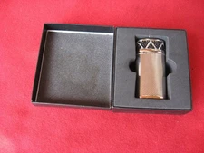 Mini,Portable Travel Pocket Ashtray silver tone metal VS, in the original box