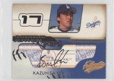 2002 Fleer Authentix Authentix Ripped Kazuhisa Ishii #AA-KI Auto 10lp