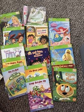 LeapFrog Tag Reading/Phonics Book Lot w/ Tag Pen USB Cable, Disney