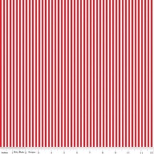 1/8" Stripe in Red Stripes Riley Blake