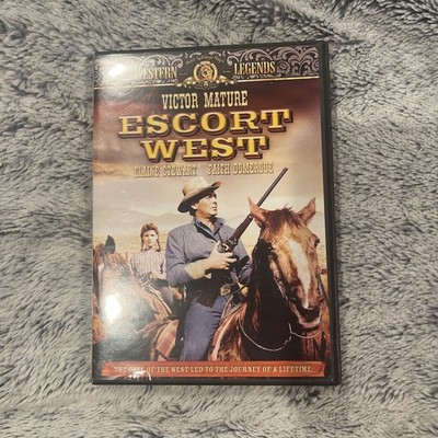 ESCORT WEST 1959 DVD/VICTOR MATURE/HARD TO FIND WESTERN!
