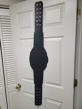 Blank Championship Title Belt Strap Wrestling Diy Trophy Black Wwe USA Diy Craft