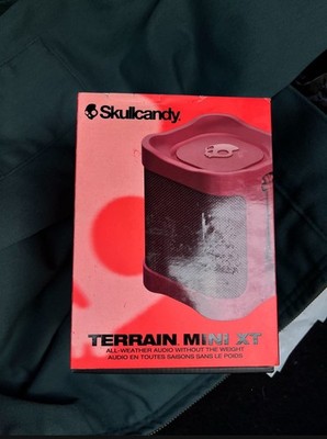 Skullcandy Terrain Mini XT Portable Bluetooth Waterproof Speaker Red
