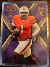 2024-25 Wild Card Matte Rookies Cam Ward Xplode Chase Purple #MXP-CW 1/35 (RC)