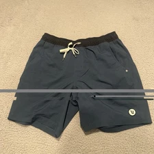 VUORI Men's Kore Shorts Lined Men's Athletic 7" V302  M  Color Indigo