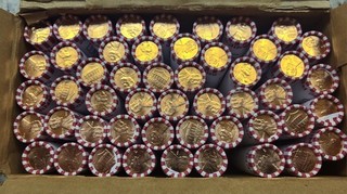 2025 P Lincoln penny Cent Full Box Original Bank Wrapped Rolls (50) LAST ONE