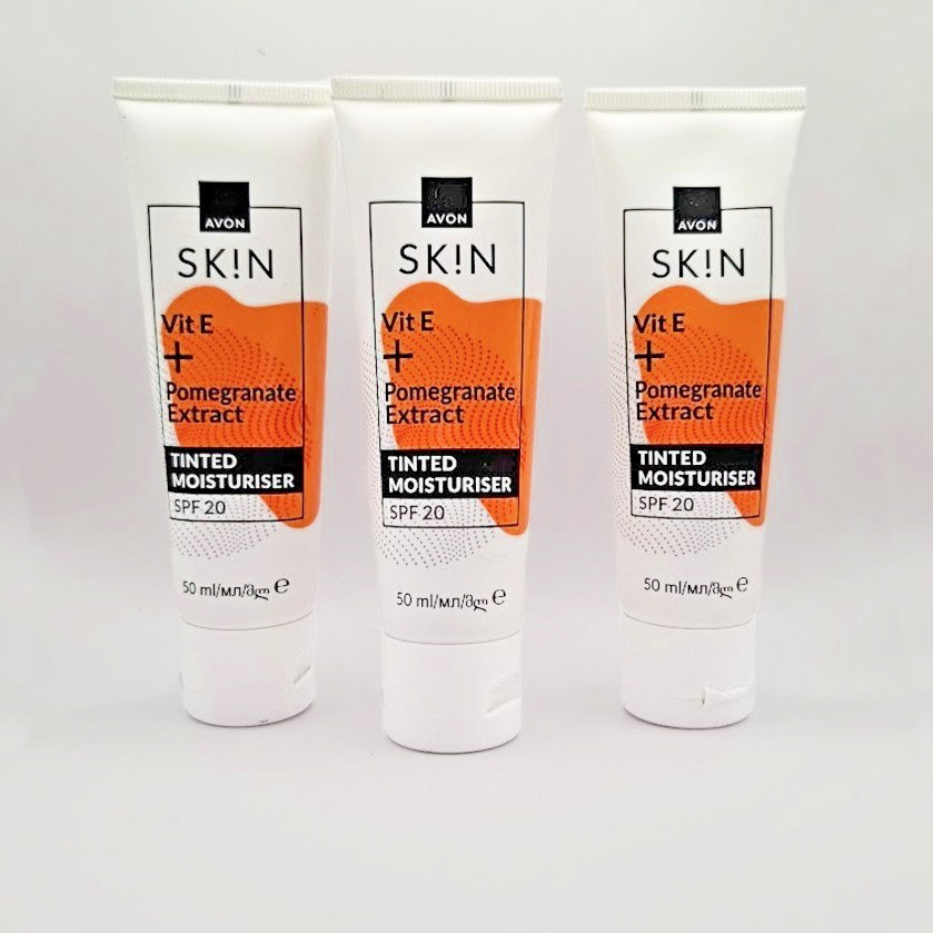 Avon Tinted Moisturiser SPF20 Sk!n  New Design 3 x 50 ml