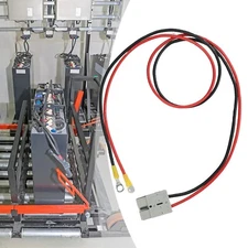 50A Connector Cable-Anderson Plug-Lead To Lug M8-Terminal Battery-Charging N E W