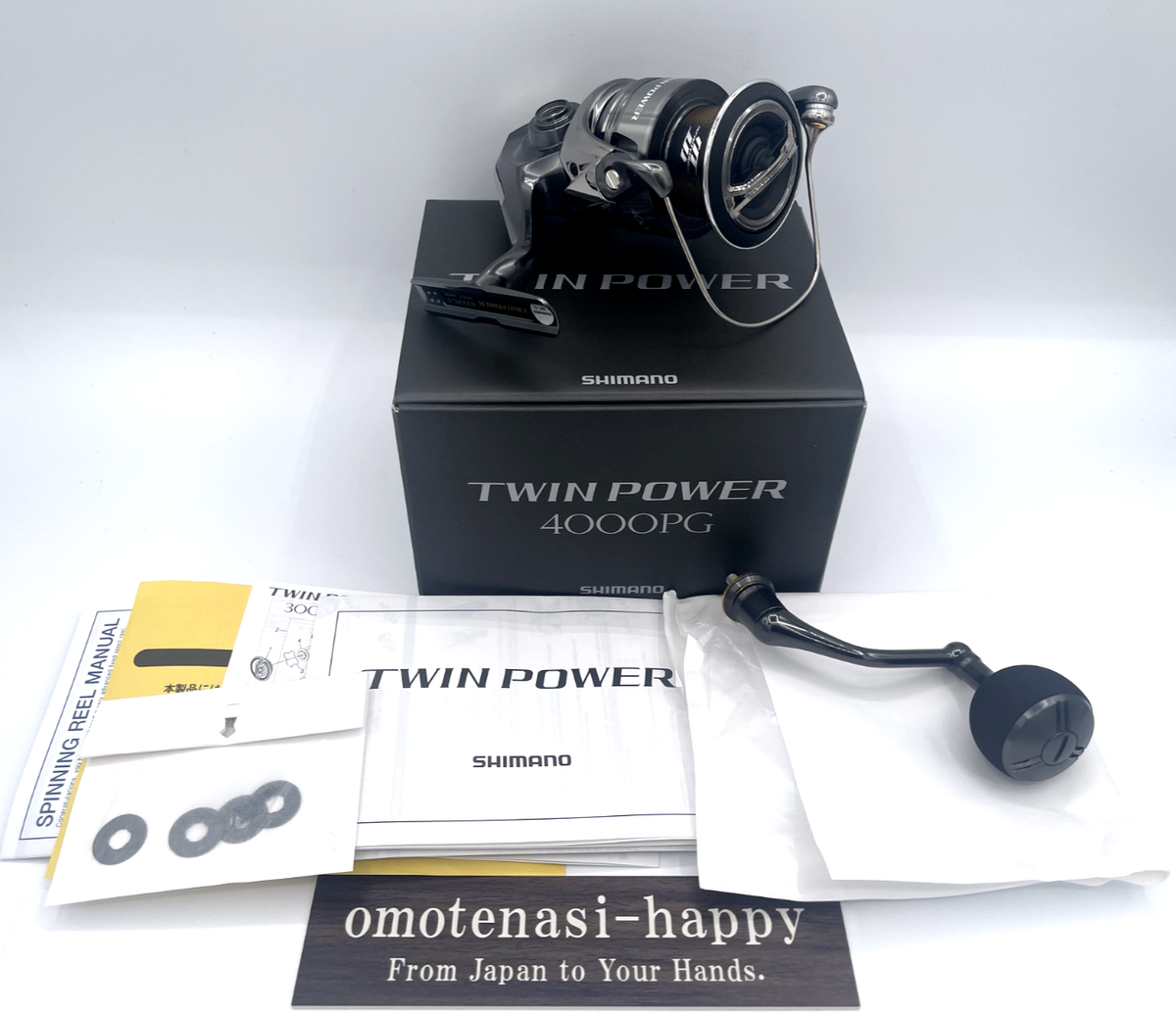 シマノ 24TWIN POWER 4000PG 24ツインパワー NEW SHIMANO 24 TWIN POWER 4000 PG SPINNING REEL 4.4:1 *1-3
