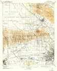 Topographical Map - Santa Monica California Quad - USGS 1893 - 23 x 28.81