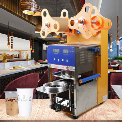 Elektrische Bubble Tea Versiegelungsmaschine Kaffee/milch Trinken Sealer 220V