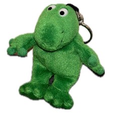 Uli Stein Stofftier Grün Plüsch Figur Schlüssel Anhänger Schutzengel Cartoon