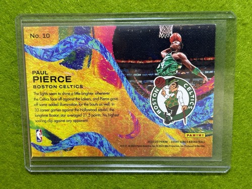 Paul Pierce GOLD FOIL COURT KINGS Card SP 2022 Panini ARTISTRY IN MOTION Celtics - Picture 10 of 24
