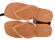 NOBO NO BOUNDARIES Glittery Orange Foam Single Flip-Flop Sandals Sz 11