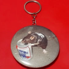 2 1/4 Inch Punk Rock Rat Bottle Opener Keychain