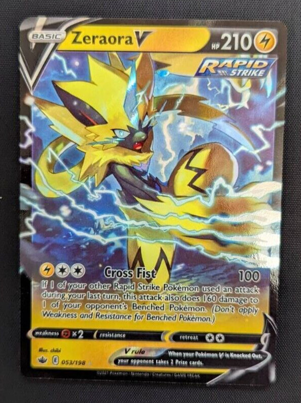 Pokemon TCG - Zeraora V - Chilling Reign - 053/198 - NM/M