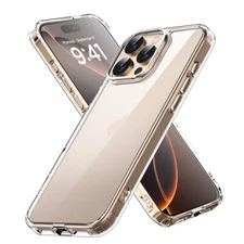 For iPhone 16 Pro Max/16/16 Plus Case Clear Shockproof Anti-Yellowing Back Cover