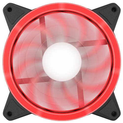 1-4PCS 120mm RGB LED Computer PC Case Fan Air Cooling Quiet Hydraulic Game Fans - Afbeelding 3 van 47