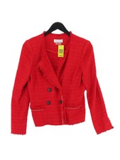 Isabel Marant Étoile Women's Blazer Uk 12 Red Cotton