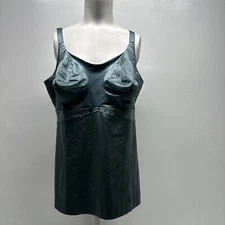 Ruby Ribbon Camisole Cami Shaper Tank Top Shirt Style 3024 Blue Plus Size 50 4X