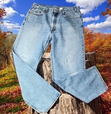 Levis 550 Jeans Blue Denim Vintage 90's Relaxed Fit Mens 40 x 32 Made in Canada