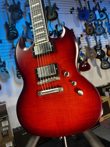 Epiphone SG Prophecy Electric Guitar - Aged Bengal Tiger Burst! 372 GET PLEK