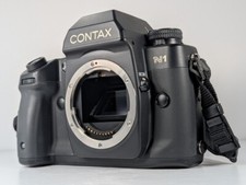 Optical Near Mint Contax N1 35mm SLR Film Camera Black Body from JAPAN