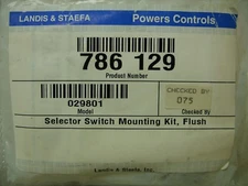 SIEMENS ~ Landis & Staefa ~ Powers Controls Selector Switch Flush Mount Kit