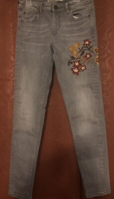 Zara Basic Denim Z1975 Size 2 Grey Jeans 