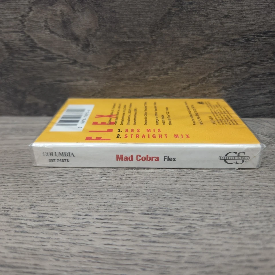 Flex by Mad Cobra Cassette Single Sep-1992 Sony Music Vintage New Sealed  - Image 4 of 4