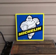 Michelin Man Tires Metal Sign Mechanic Repair Garage Shop 12x12 50125  