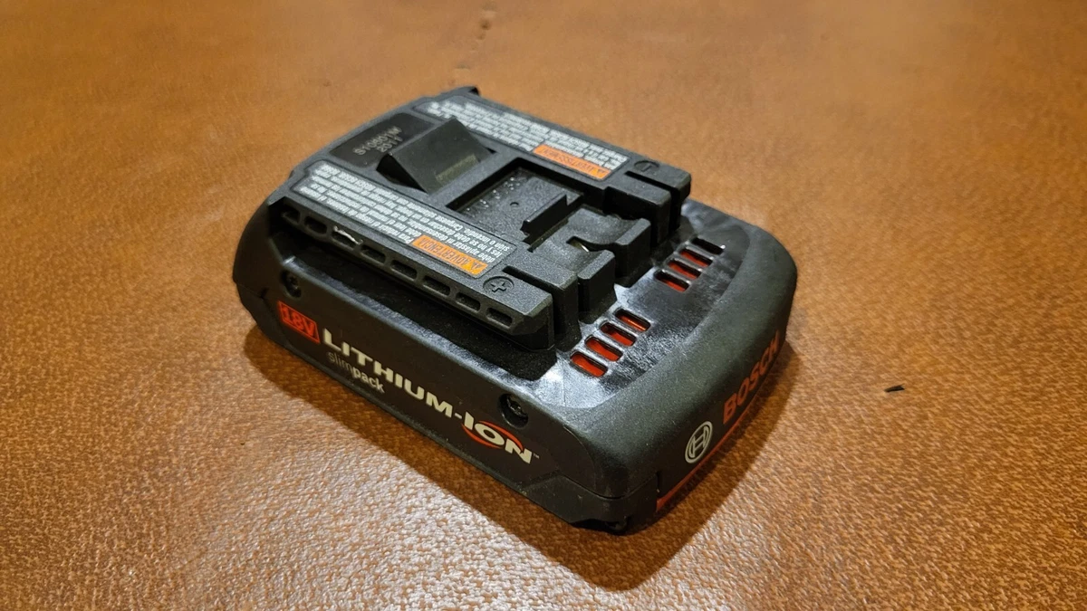 Bosch genuine oem Litheon 18V Slim Pack Battery Model Bat609