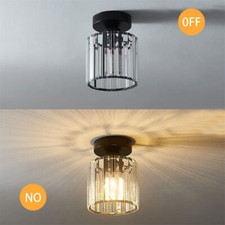 Crystal LED Ceiling Lights Modern Chandelier Living Room Hallway Pendant Lamp UK