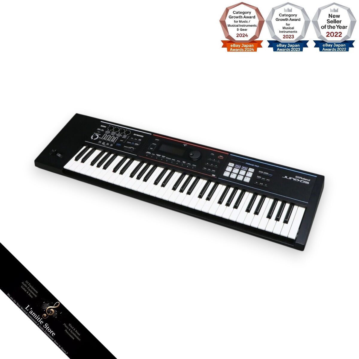Roland JUNO-DS61 Keyboard Synthesizer 61-Key JUNO-DS Roland JUNO-DS61 Keyboard Synthesizer 61-Key JUNO-DS