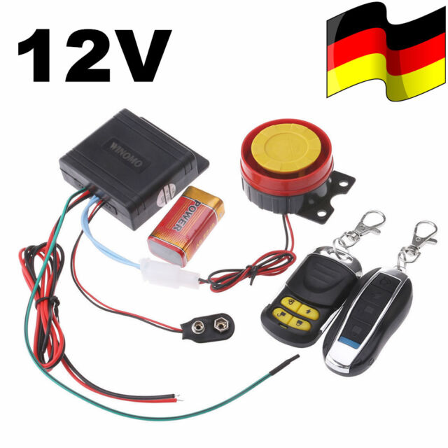 Scooter Safety Alarm Car Accessories 12V Motorcycle Alarm System with-