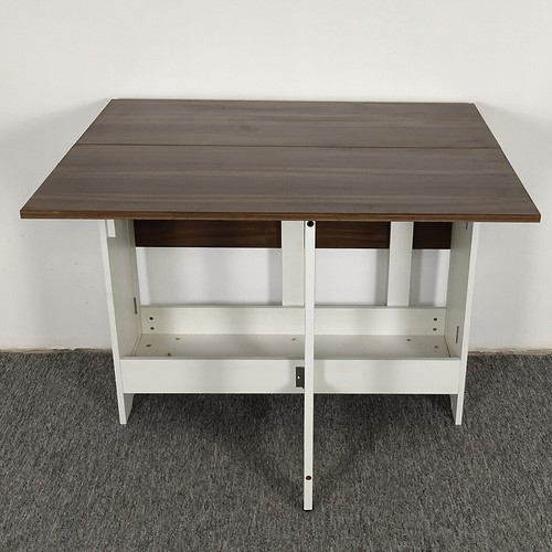 Folding Dining Table with 4 Chairs Set Kitchen Table Space Saving - Picture 7 of 11