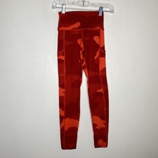 Aerie Offline The Hugger Red Camo Print Athletic Leggings Size XS