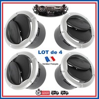 4X BelüFtungsgrill Luftdiffusor Silber FÜR Logan Sandero Duster 8200464605
