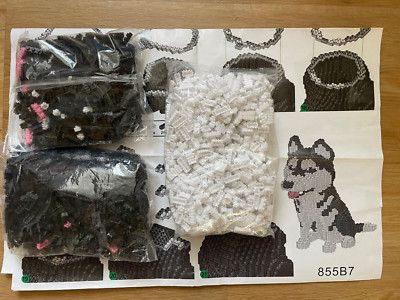 Baustein-Set - Building Blocks - Mini Bricks - Husky - 2550 Teile - ovp