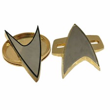 The Next Generation Badge Voyager Communicator Magnet Pin Brooch Accessories