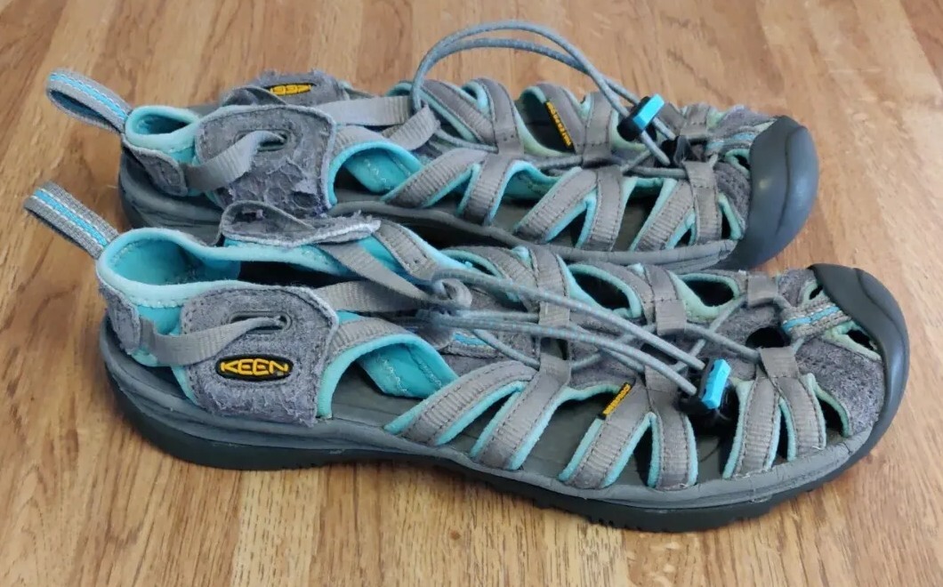 Scarpe da acqua KEEN sussurro grigio acqua blu sport escursionismo uomo taglia 7