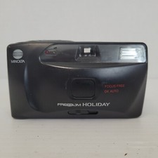 Vintage Minolta Freedom Holiday QD Focus Free DX Auto Film Camera