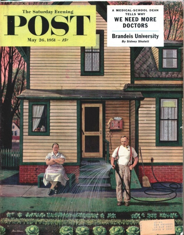 May 26, 1951 SATURDAY EVENING POST  Stevan Dohanos 100% Complete